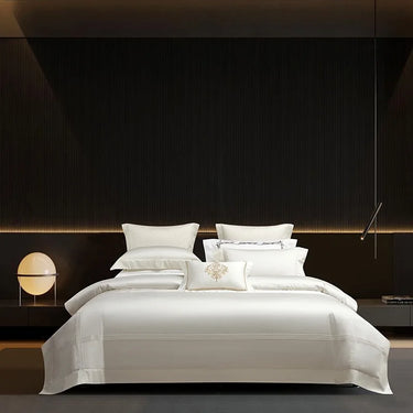 Red White Luxury Egyptian Cotton 800TC Hotel Style Silky Duvet Cover Bedding Set